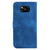 For Xiaomi Poco X3 NFC/Poco X3/Poco X3 Pro 7-shaped Embossed Leather Phone Case(Blue)