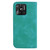 For Xiaomi Redmi 10C 7-shaped Embossed Leather Phone Case(Green)