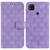 For Xiaomi Redmi 9C Double 8-shaped Embossed Leather Phone Case(Purple)