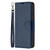 For Xiaomi Redmi Note 9 Litchi Texture Pure Color Horizontal Flip Leather Case with Holder & Card Slots & Wallet & Lanyard(Dark Blue)