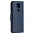 For Xiaomi Redmi Note 9 Litchi Texture Pure Color Horizontal Flip Leather Case with Holder & Card Slots & Wallet & Lanyard(Dark Blue)