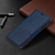 For Xiaomi Redmi Note 9 Litchi Texture Pure Color Horizontal Flip Leather Case with Holder & Card Slots & Wallet & Lanyard(Dark Blue)