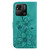 For Xiaomi Redmi 10A Lily Embossed Leather Phone Case(Green)