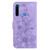 For Xiaomi Redmi Note 8T Lily Embossed Leather Phone Case(Purple)