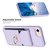For iPhone SE 2022 / 2020 / 8 / 7 BF29 Organ Card Bag Ring Holder Phone Case(Purple)