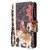 For Xiaomi Redmi 9 Colored Drawing Pattern Zipper Horizontal Flip Leather Case with Holder & Card Slots & Wallet(Flower Elephants)
