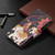 For Xiaomi Redmi 9 Colored Drawing Pattern Zipper Horizontal Flip Leather Case with Holder & Card Slots & Wallet(Flower Elephants)