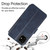 For iPhone 12 / 12 Pro Calf Texture Magnetic Buckle Horizontal Flip Leather Case with Holder & Card Slots & Wallet & Photo Frame(Blue)