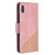 For iPhone XS Max Matching Color Crocodile Texture Horizontal Flip PU Leather Case with Wallet & Holder & Card Slots(Rose Gold)