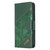 For iPhone XS Max Matching Color Crocodile Texture Horizontal Flip PU Leather Case with Wallet & Holder & Card Slots(Green)