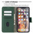 For iPhone XS Max Matching Color Crocodile Texture Horizontal Flip PU Leather Case with Wallet & Holder & Card Slots(Green)