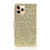 For iPhone 12 mini Glitter Powder Horizontal Flip Leather Case with Card Slots & Holder & Lanyard(Gold)
