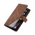 For iPhone XR Skin Feel Splicing Horizontal Flip Leather Case with Holder & Card Slots & Wallet & Photo Frame(Brown)