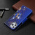 For iPhone 12 / 12 Pro Colored Drawing Pattern Horizontal Flip Leather Case with Holder & Card Slots & Wallet(Purple Butterfly)