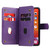 For iPhone 11 Pro Max Multifunctional Magnetic Copper Buckle Horizontal Flip Solid Color Leather Case with 10 Card Slots & Wallet & Holder & Photo Frame(Purple) For iPhone 11 Pro Max Multifunctional Magnetic Copper Buckle Horizontal Flip Solid Color Leather Case with 10 Card Slots & Wallet & Holder & Photo Frame(Purple)