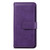 For Xiaomi Redmi Note 9 Multifunctional Magnetic Copper Buckle Horizontal Flip Solid Color Leather Case with 10 Card Slots & Wallet & Holder & Photo Frame(Purple)