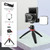 YELANGU CL9-A Camera Expansion Board Base L Plate Kit with LED Light + Tripod + Ball-head for Canon G7X2/ G7X3(Black)