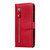 For iPhone 12 mini Pro Fashion Calf Texture Zipper Horizontal Flip Leather Case with Stand & Card Slots & Wallet Function(Red)