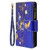 For iPhone 12 / 12 Pro Colored Drawing Pattern Zipper Horizontal Flip Leather Case with Holder & Card Slots & Wallet(Purple Butterfly)