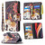 For iPhone 12 / 12 Pro Colored Drawing Pattern Zipper Horizontal Flip Leather Case with Holder & Card Slots & Wallet(Bear)