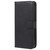 For iPhone 12 / 12 Pro 2 in 1 Solid Color Detachable PU Leather Case with Card Slots & Magnetic Holder & Photo Frame & Wallet & Strap(Black)