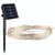 20m 200 LEDs SMD 0603 Solar Panel Silver Wire String Light Fairy Lamp Decorative Light, DC 5V (White Light)