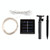 20m 200 LEDs SMD 0603 Solar Panel Silver Wire String Light Fairy Lamp Decorative Light, DC 5V (White Light)