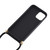 For iPhone 12 Pro Max Wheat TPU Protective Case with Lanyard(Black)