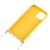 For iPhone 12 Pro Max Wheat TPU Protective Case with Lanyard(Yellow)