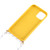 For iPhone 12 / 12 Pro Wheat TPU Protective Case with Lanyard(Yellow)