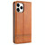 For iPhone 13 Pro AZNS Magnetic Calf Texture Horizontal Flip Leather Case with Card Slots & Holder & Wallet (Light Brown)
