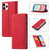 For iPhone 11 Pro LC.IMEEKE Strong Magnetism Ultra-thin Horizontal Flip Shockproof Matte TPU + PU Leather Case with Holder & Card Slots & Wallet (Red)