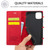 For iPhone 11 Pro LC.IMEEKE Strong Magnetism Ultra-thin Horizontal Flip Shockproof Matte TPU + PU Leather Case with Holder & Card Slots & Wallet (Red)