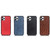 For iPhone 12 mini Ostrich Texture Genuine Leather Protective Case (Red)