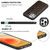 For iPhone 12 Pro Max Python Texture Embossing Magnetic PU + TPU Protective MagSafe Case(Brown)