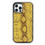 For iPhone 12 Pro Max Python Texture Embossing Magnetic PU + TPU Protective MagSafe Case(Yellow)