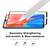 For Xiaomi Redmi Note 8 2021 2 PCS ENKAY Hat-Prince Full Glue 0.26mm 9H 2.5D Tempered Glass Screen Protector Full Coverage Film