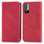 For Xiaomi Redmi Note 10 JE Retro Skin Feel Business Magnetic Horizontal Flip Leather Case with Holder & Card Slots & Wallet & Photo Frame(Red)