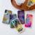For iPhone X / XS Oil Painting Electroplating TPU Phone Case(Purple)