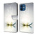 For iPhone 12 mini / 13 mini Crystal 3D Shockproof Protective Leather Phone Case(Light Lotus)
