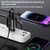 Yesido YC47 USB-C / Type-C + USB Travel Charger with 1m USB-C / Type-C to 8 Pin Cable, EU Plug (White)