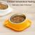 Cat And Dog Food Bowl Drinking All In One Pet Eating Slant Mouth Bowl(Orange)