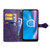 For  Alcatel 1S (2020) Embossed Mandala Pattern TPU + PU Horizontal Flip Leather Case with Holder & Three Card Slots & Wallet(Purple)