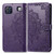 For LG K92 5G Mandala Flower Embossed Horizontal Flip Leather Case with Holder & Three Card Slots & Wallet & Lanyard(Purple)