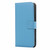 For iPhone 12 mini Plain Texture Cowhide Leather Horizontal Flip Case with Magnetic Clasp & Holder & Card Slots & Wallet (Blue)
