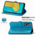 For LG Stylo 7 Mandala Flower Embossed Horizontal Flip Leather Case with Bracket / Card Slot / Wallet / Lanyard(Blue)