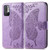For Xiaomi Redmi Note10 5G Butterfly Love Flowers Embossed Horizontal Flip Leather Case with Holder & Card Slots & Wallet & Lanyard(Light Purple)