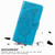 For LG Stylo 7 4G Butterfly Love Flower Embossed Horizontal Flip Leather Case with Bracket / Card Slot / Wallet / Lanyard(Blue)