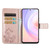 For Honor 50 SE Four-leaf Clasp Embossed Buckle Mobile Phone Protection Leather Case with Lanyard & Card Slot & Wallet & Bracket Function(Rose Gold)