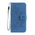 For OPPO Realme GT 5G 7-petal Flowers Embossing Pattern Horizontal Flip PU Leather Case with Holder & Card Slots & Wallet & Photo Frame(Blue)